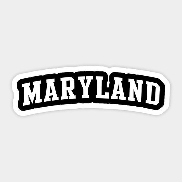 maryland-state Sticker by Novel_Designs